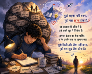मुझे लड़का नहीं बनना