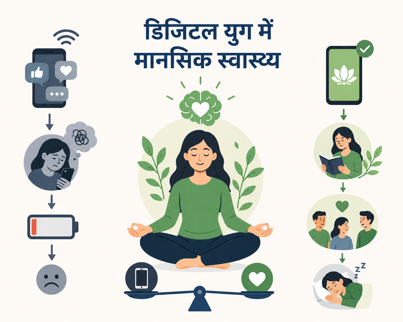 डिजिटल युग में मानसिक स्वास्थ्य