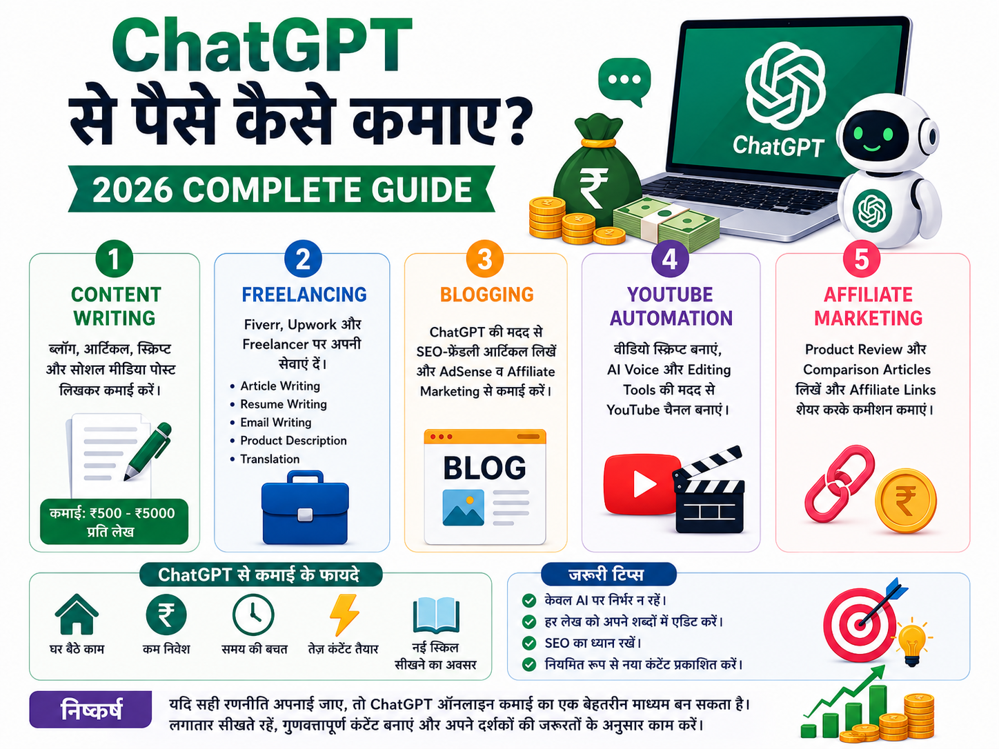 ChatGPT Se Paise Kaise Kamaye? (2026 Complete Guide)